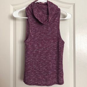 TWO Sleeveless purple/ red tank tops